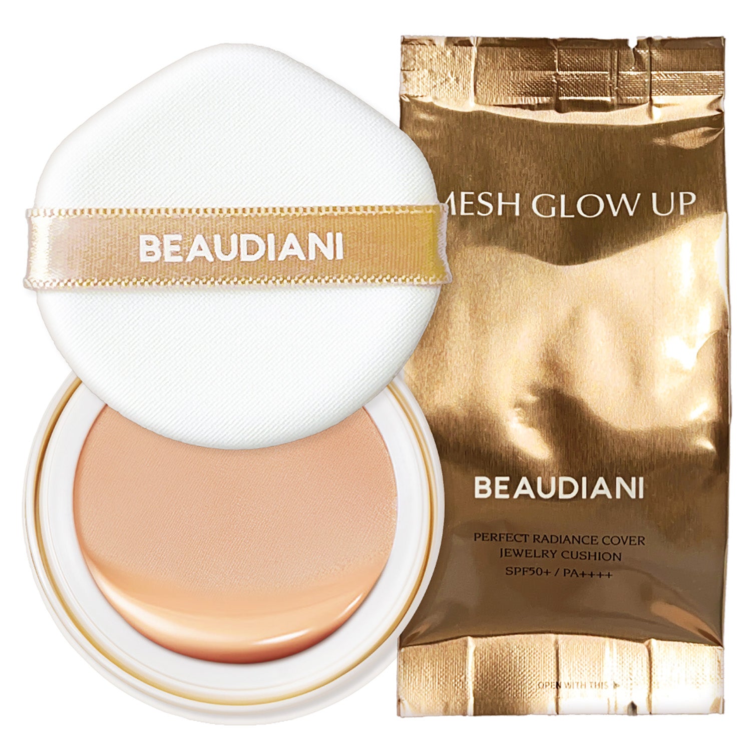 BEAUDIANI Mesh Glow Up Cushion Refill 12g 3 Colors K-beauty makeup product image