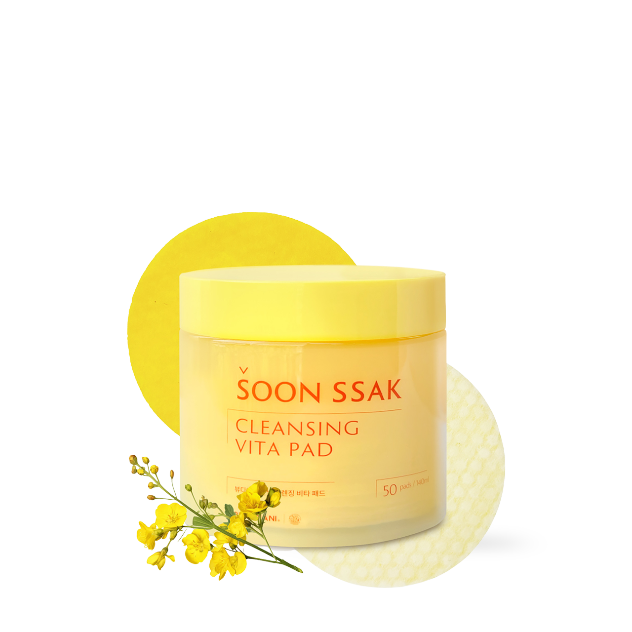 BEAUDIANI Soon Ssak Cleansing Vita Pads 50 Sheets Korean toner product image