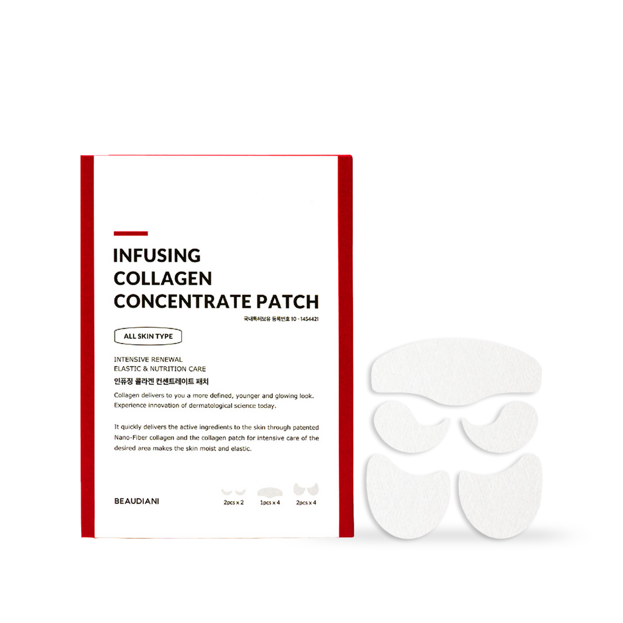 BEAUDIANI Infusing Collagen Concentrate Patch Korean skincare product image