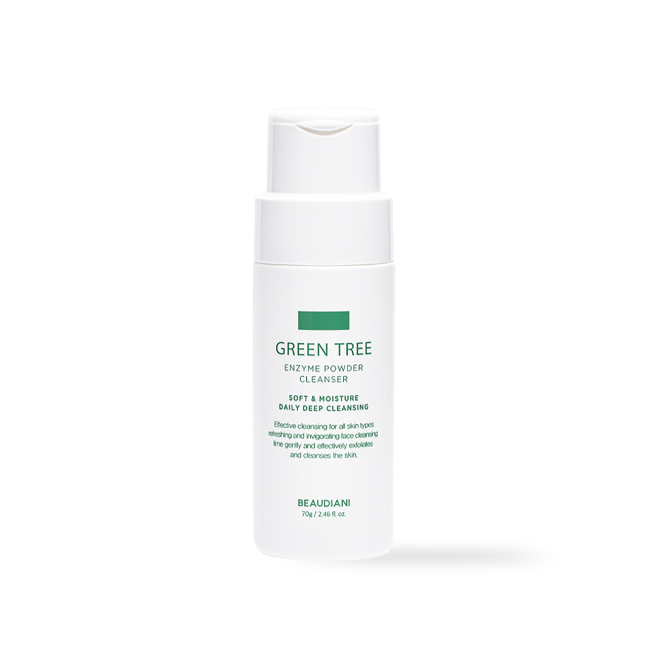 BEAUDIANI Green Tree Enzyme Powder Cleanser 70g Korean cleanser product image