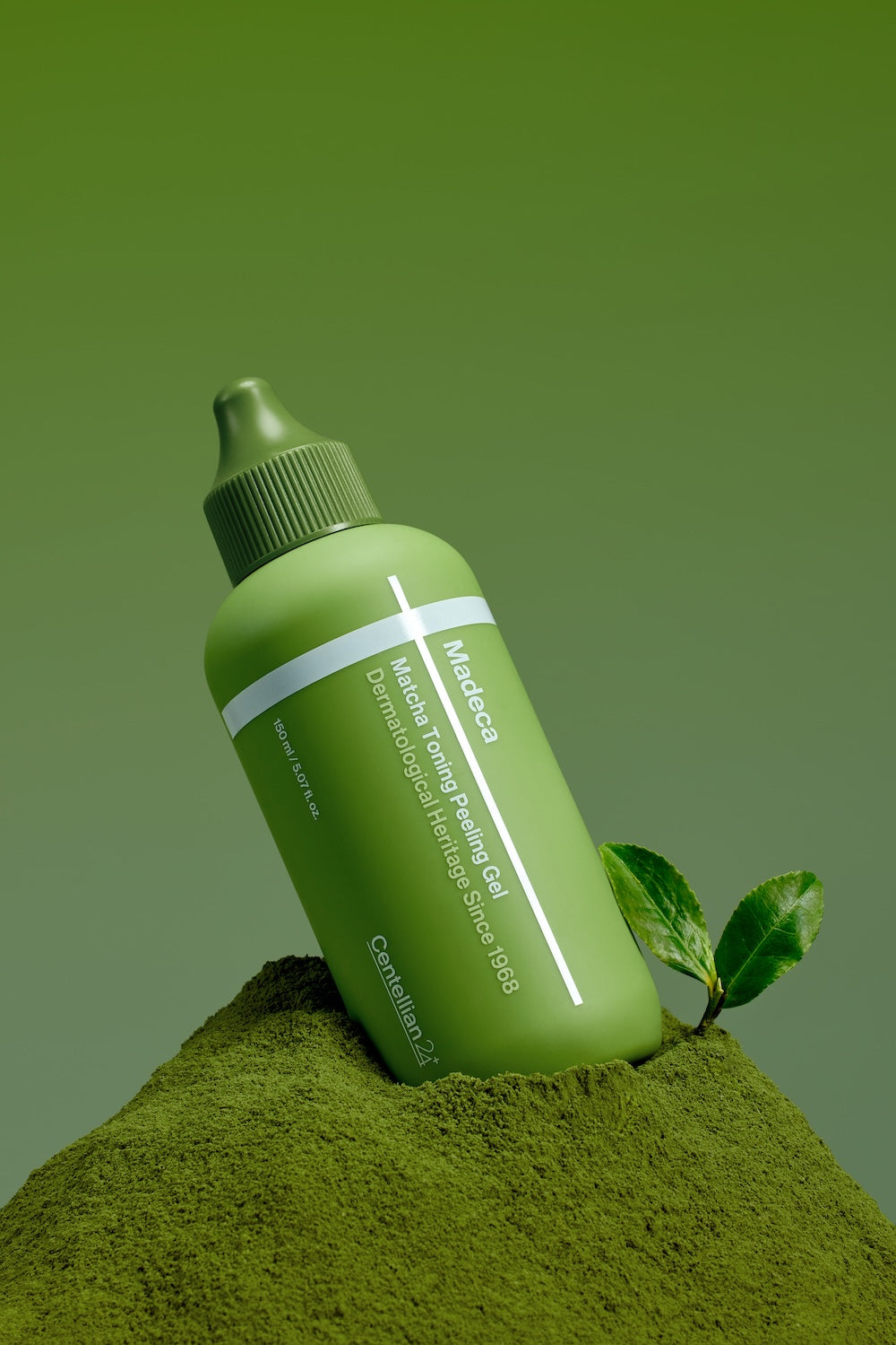 Centellian24 Peeling Gel applied to cheek