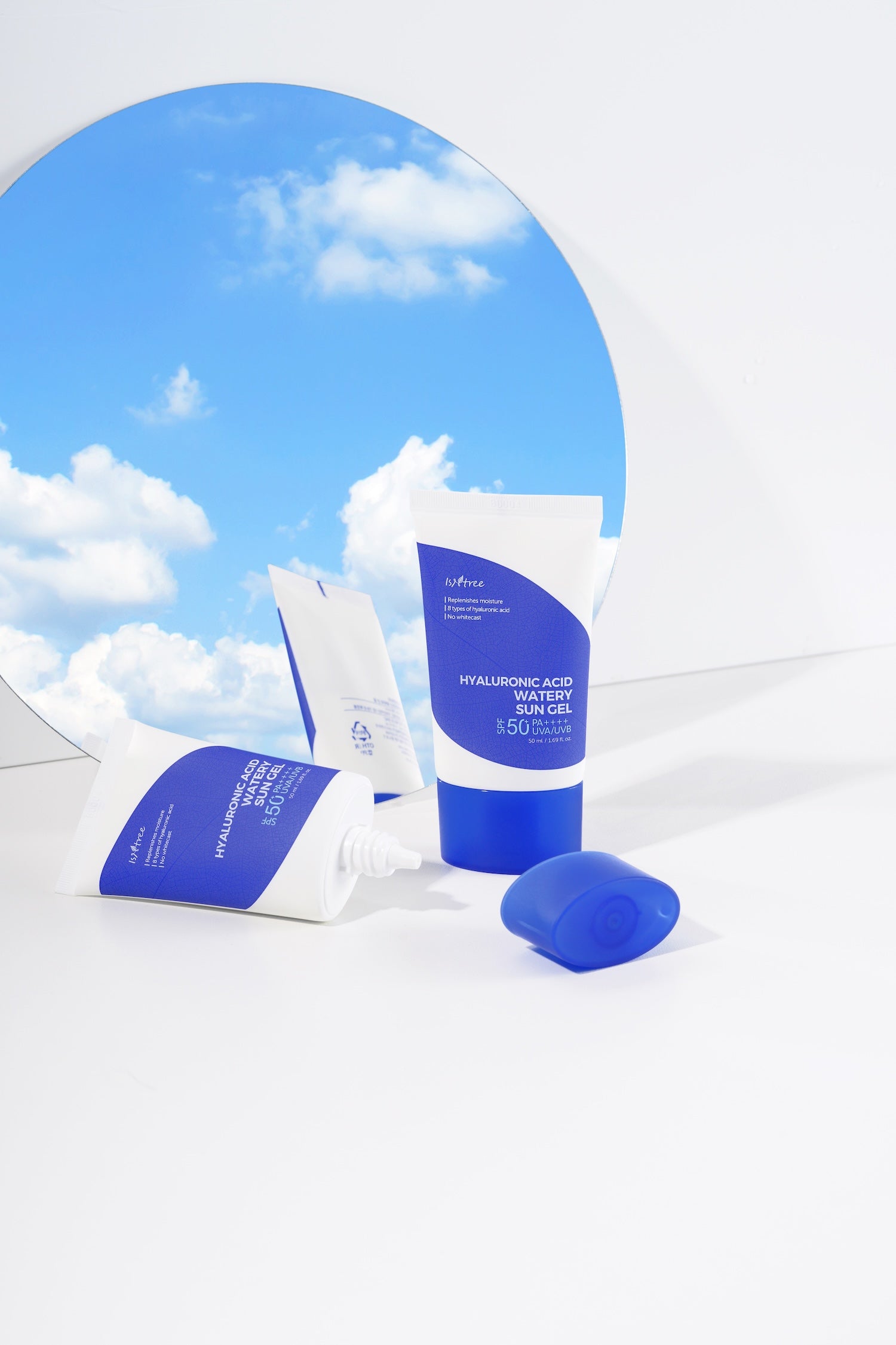 Isntree Hyaluronic Acid Watery Sun Gel 50ml Korean sunscreen product image