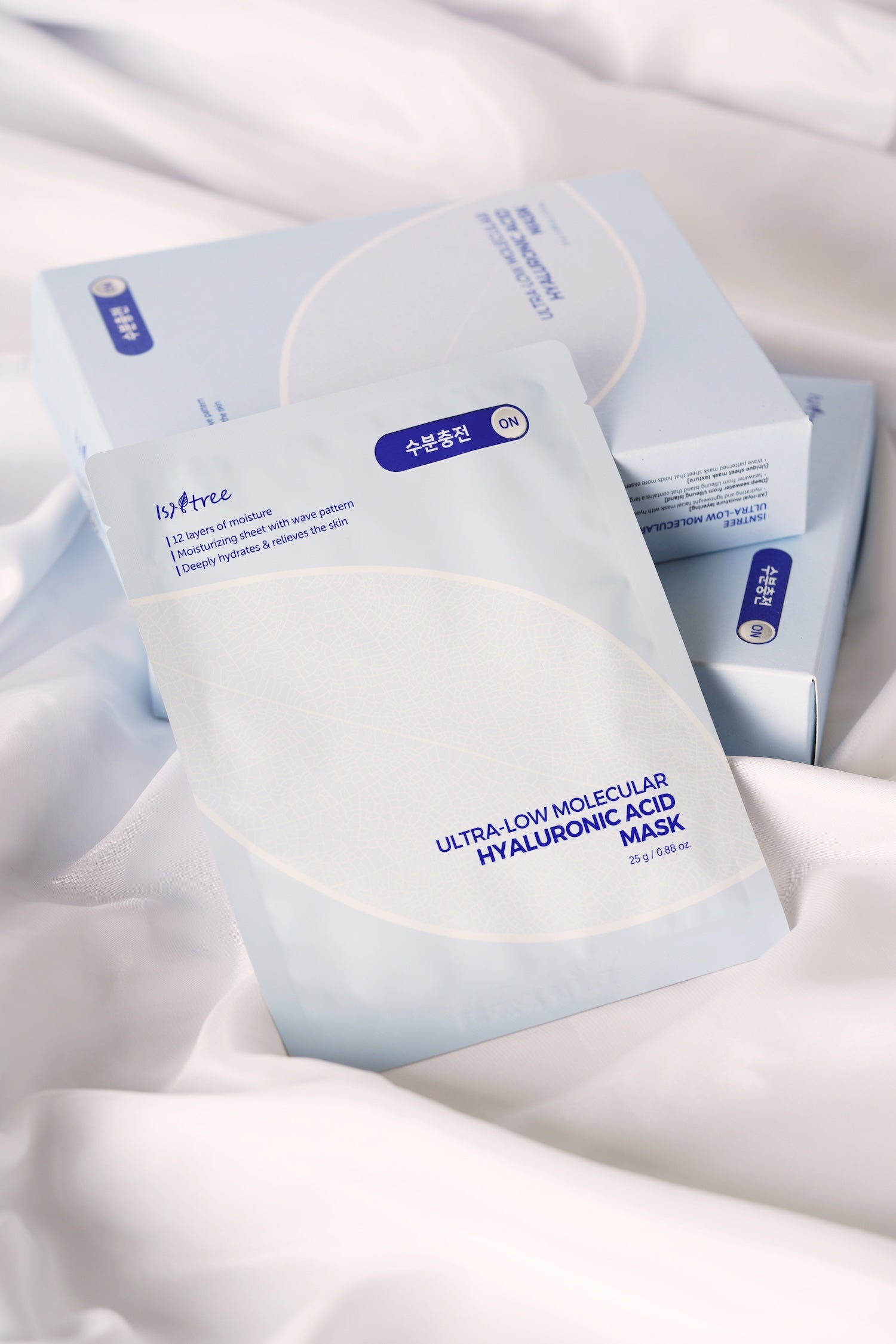Isntree Ultra Low Molecular Hyaluronic Acid Mask 10ea Korean skincare product image