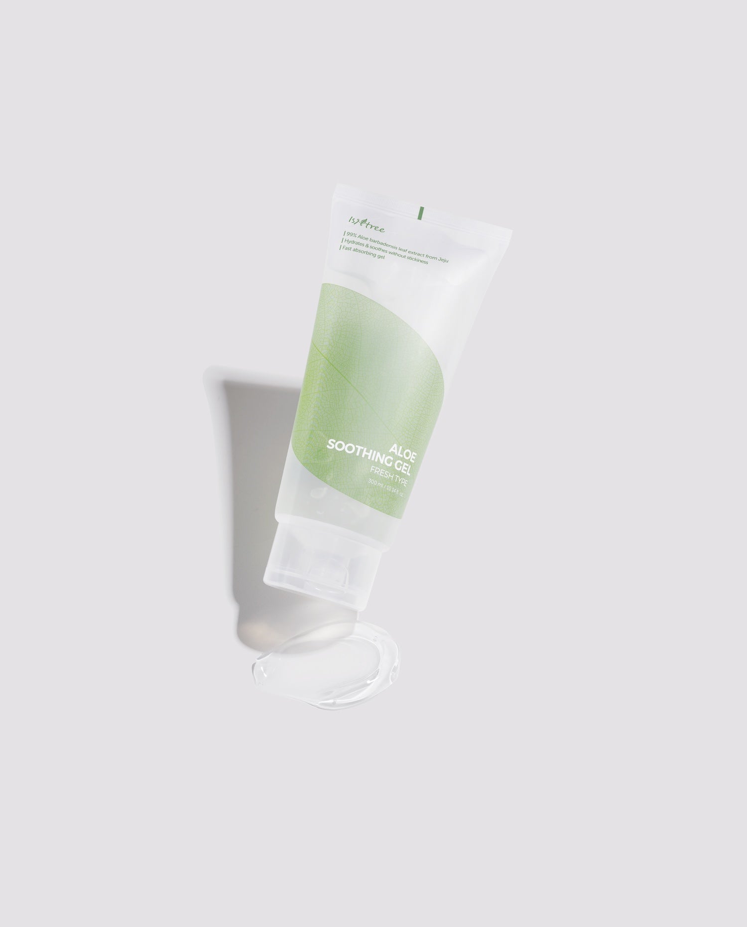 Isntree Aloe Soothing Gel 300ml pump bottle standing next to box
