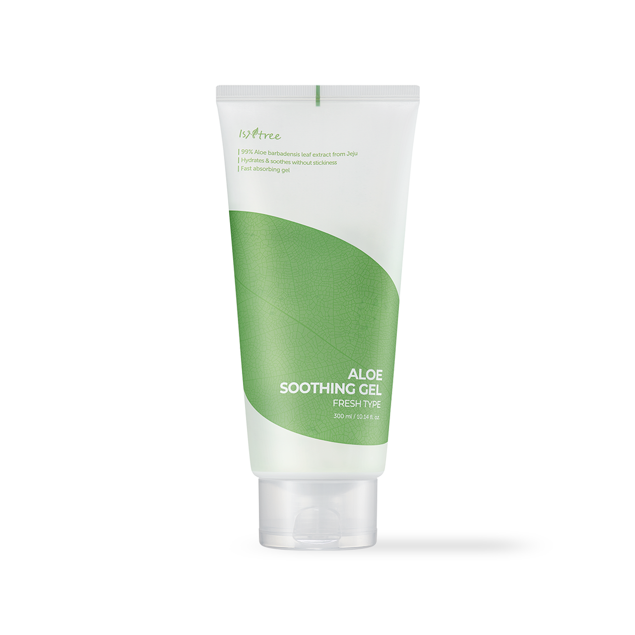 Isntree Aloe Soothing Gel packaging box with ingredient panel