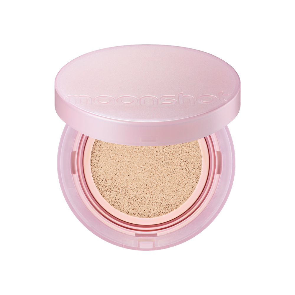 Moonshot Conscious Fit Cushion Foundation (Pink Moon) 12g 17N Cosmic Latte K-beauty makeup product image