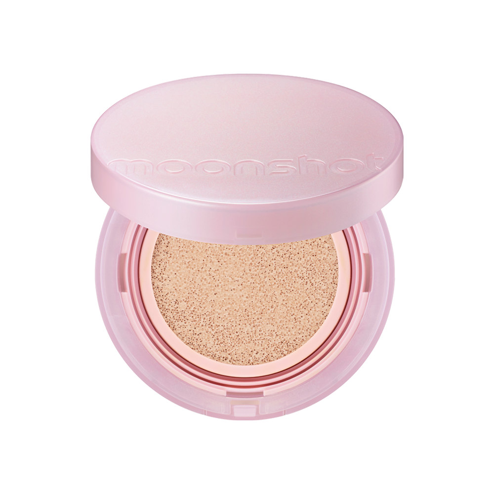 Moonshot Conscious Fit Cushion Foundation (Pink Moon) 12g 21C Cosmic Peach K-beauty makeup product image