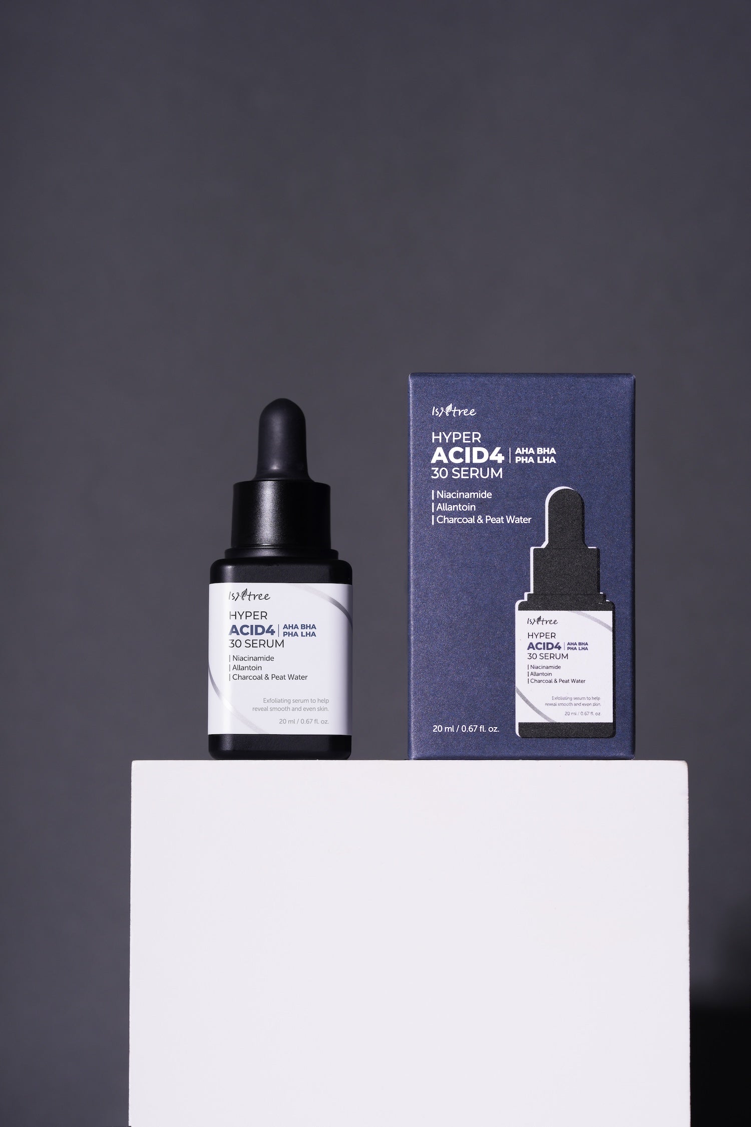 Isntree Hyper ACID4 AHA BHA PHA LHA 30 Serum 20ml Korean serum product image