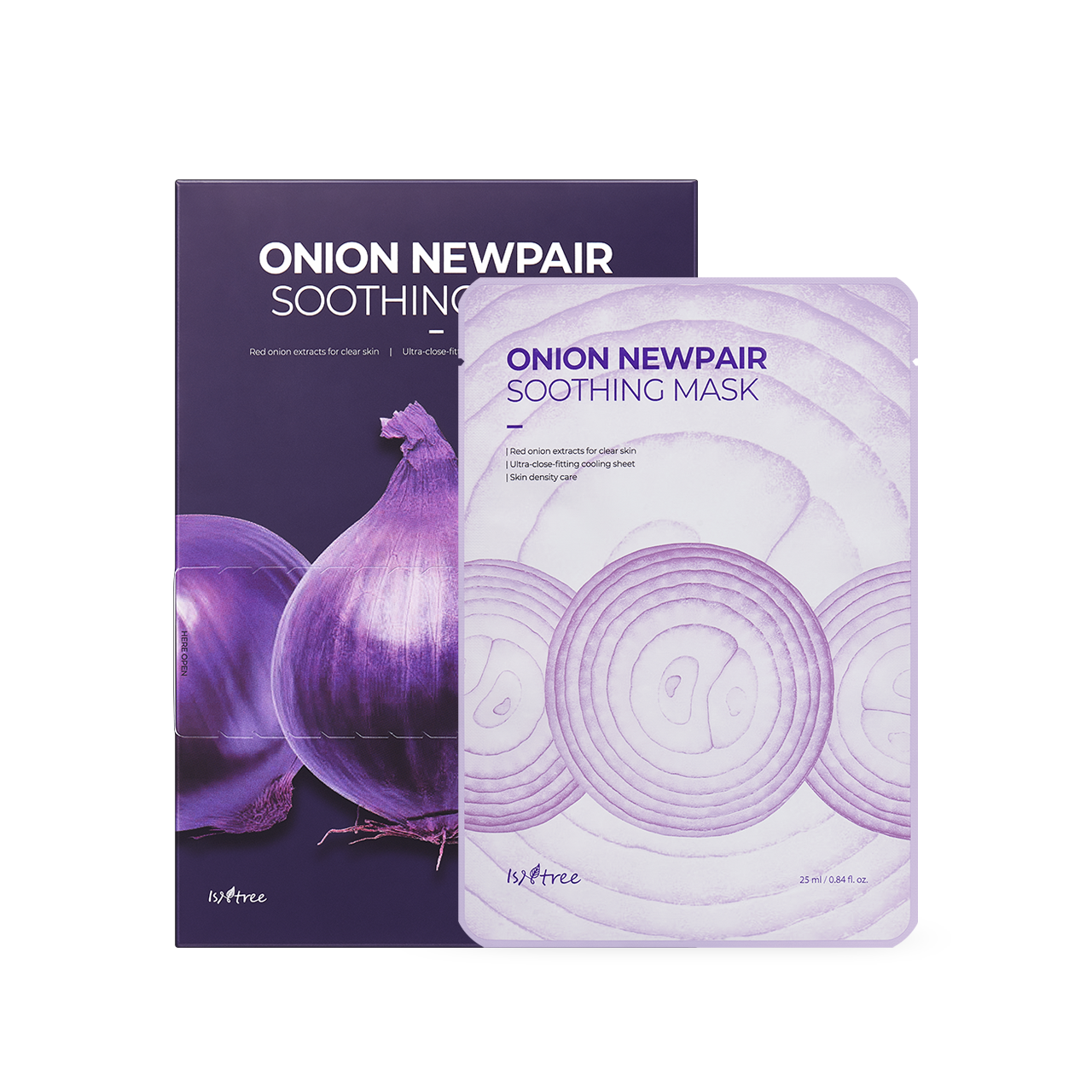 Isntree Onion Newpair Soothing Mask 25g x 5ea Korean skincare product image