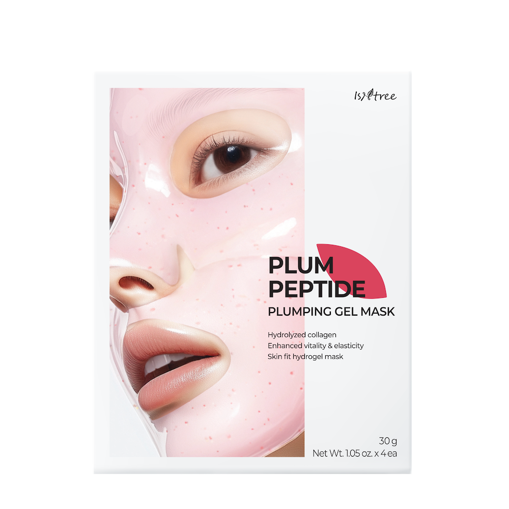 Close up of hydrogel mask texture on protective film