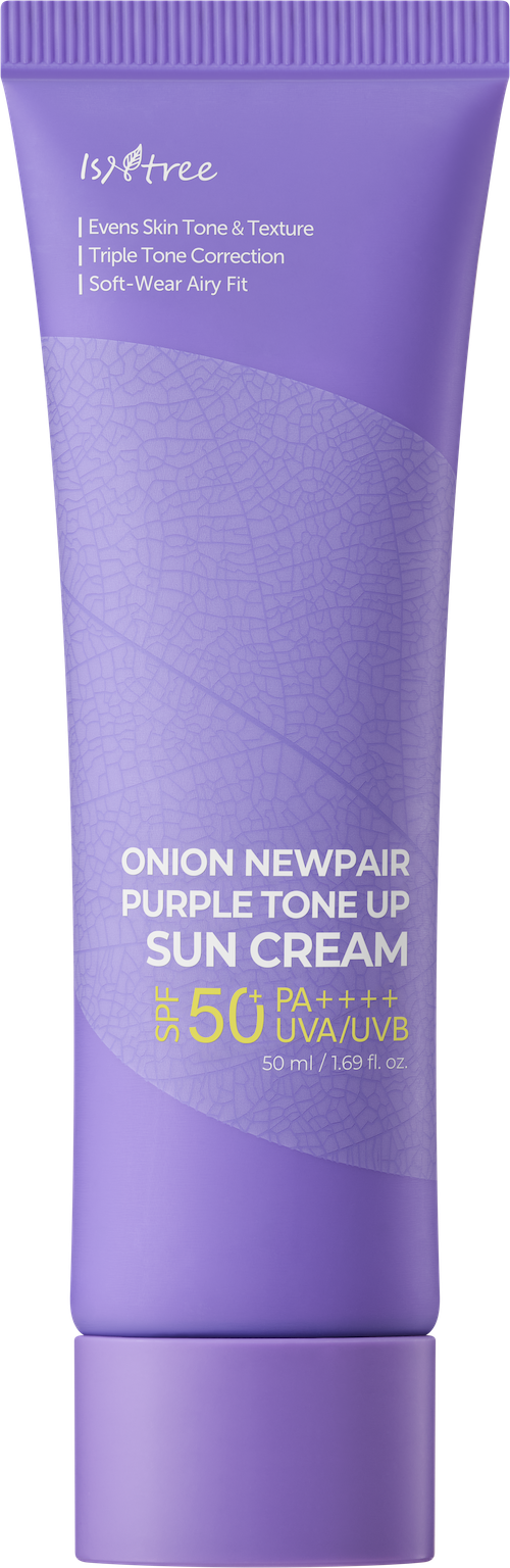 Isntree Onion Newpair Purple Tone Up Sun Cream 50ml Korean sunscreen product image