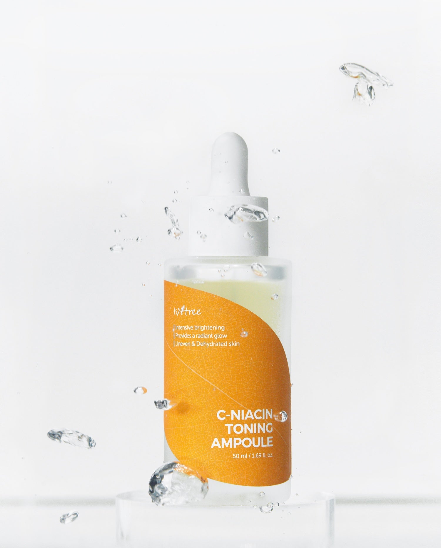 Back of Isntree C Niacin Ampoule box showing full INCI list