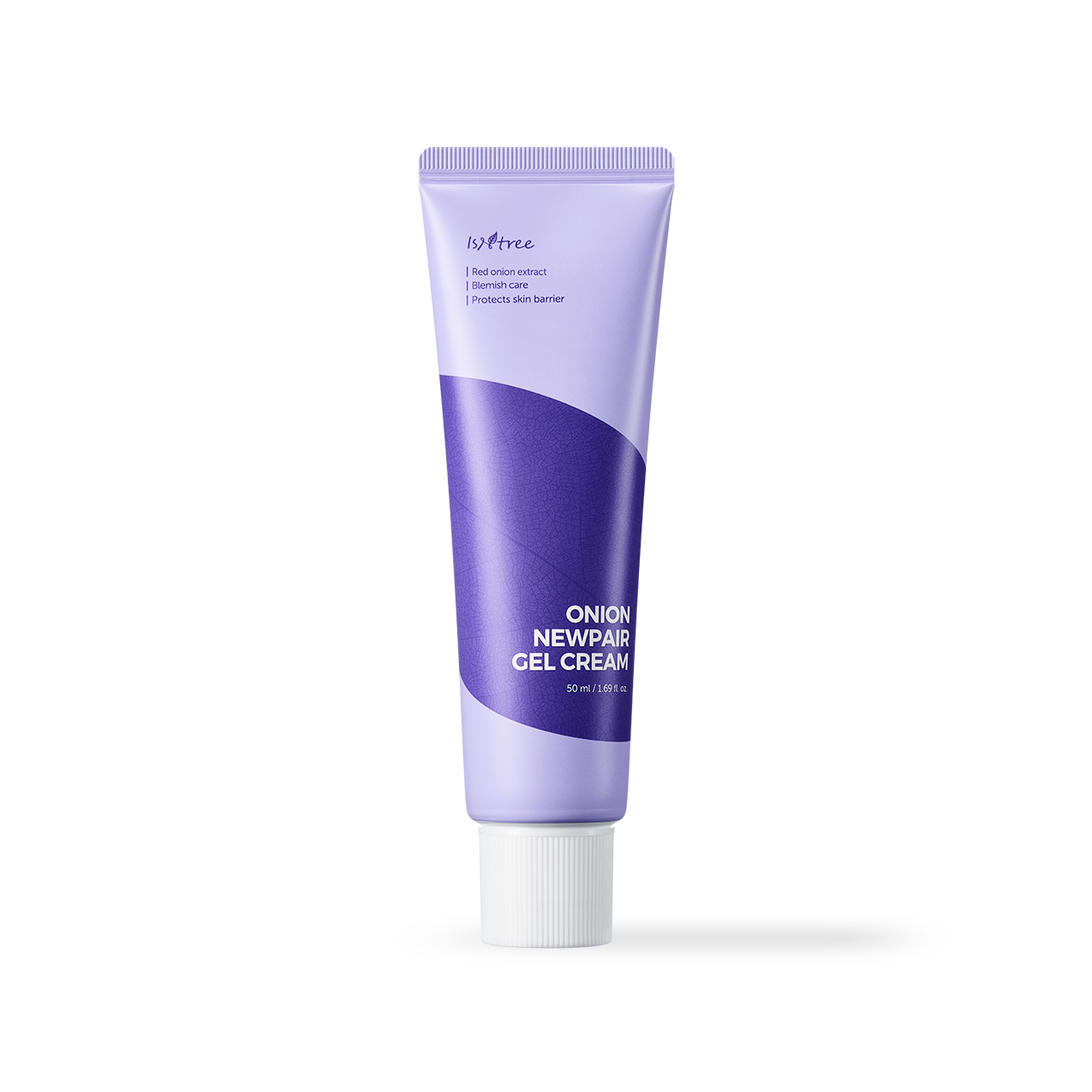 Isntree Onion Newpair Gel Cream packaging box with ingredient panel