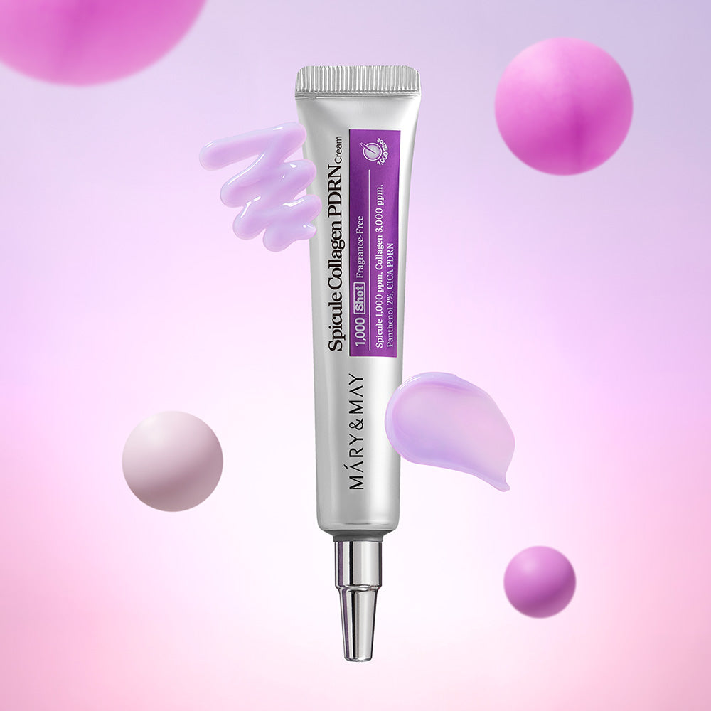 Mary&May Spicule Collagen PDRN Cream 15g Korean skincare product image
