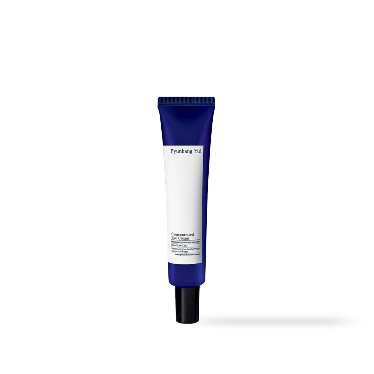 Eye cream tube cap removed showing nozzle
