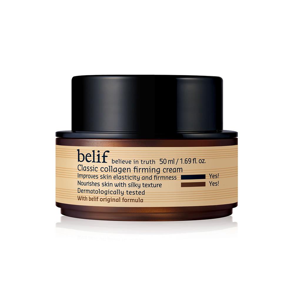 belif Classic Collagen Firming Cream texture swatch on hand