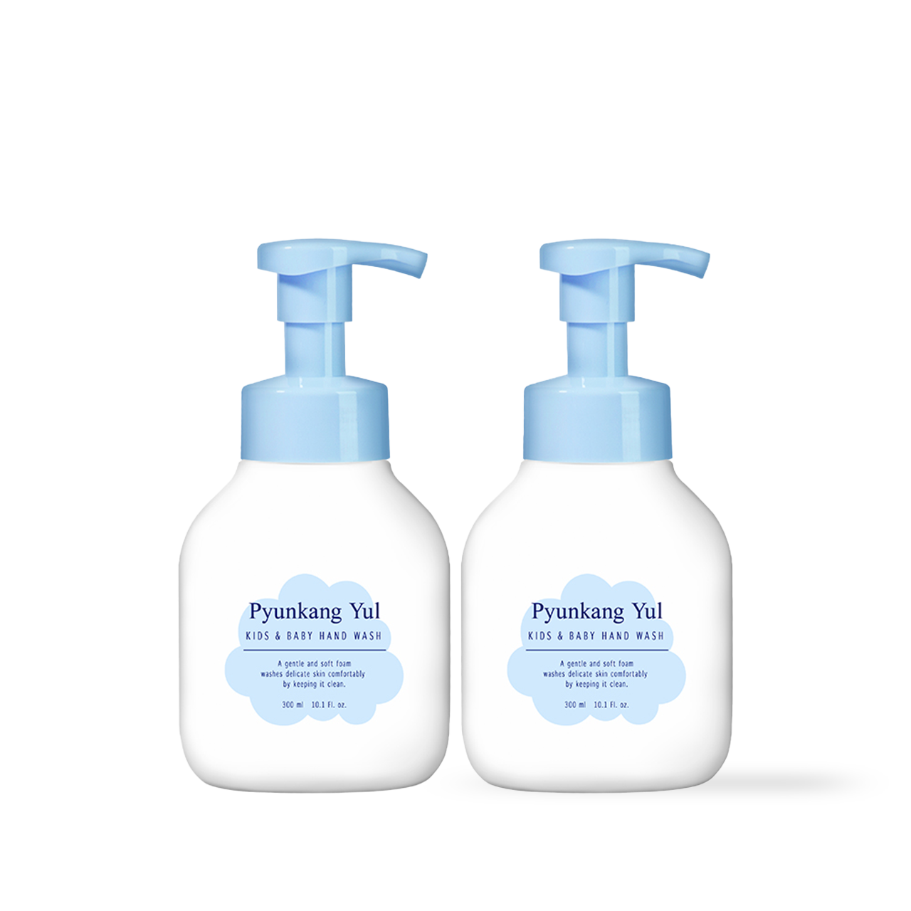 close-up of the pump top on the Pyunkang Yul Kids and Baby Hand Wash bottle