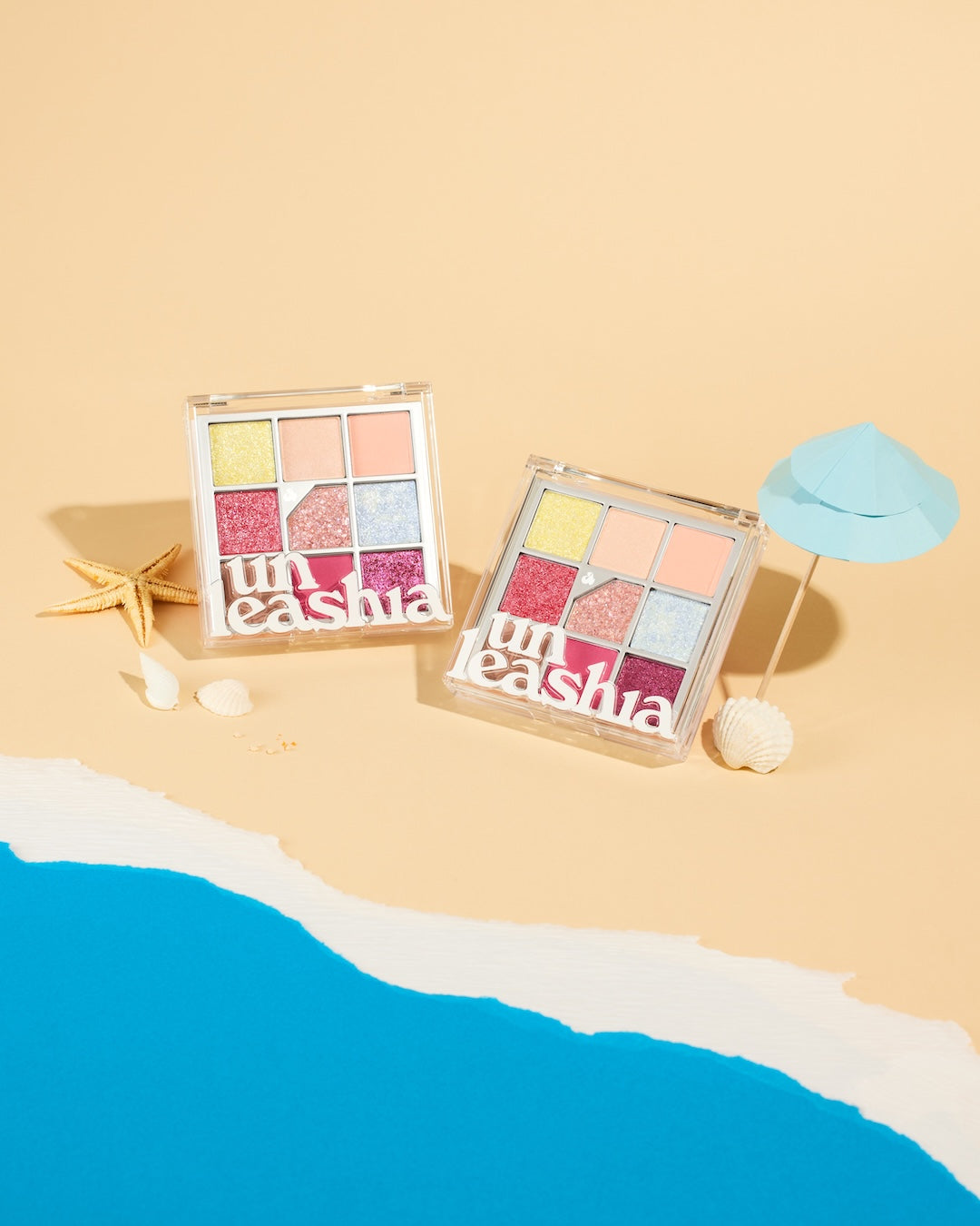 UNLEASHIA Glitterpedia Eye Palette No.7 All of Peach Ade 6.9g