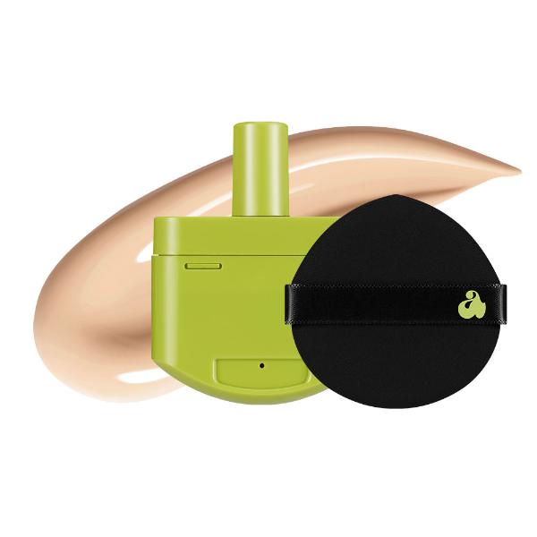 UNLEASHIA Satin Wear Healthy-Green Cushion Re-Feel 15g - 21 Colors - 18N Butter Vanilla