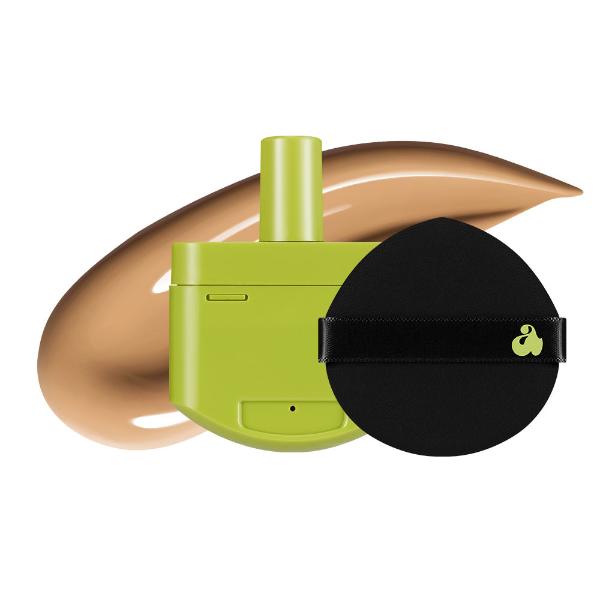 UNLEASHIA Satin Wear Healthy-Green Cushion Re-Feel 15g - 21 Colors - 23W Bisque