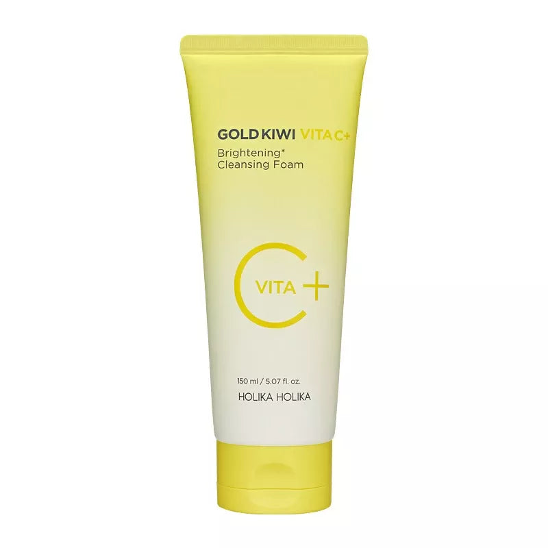 Holika Holika Gold Kiwi Vita C Plus Brightening Cleansing Foam 150ml Korean cleanser product image