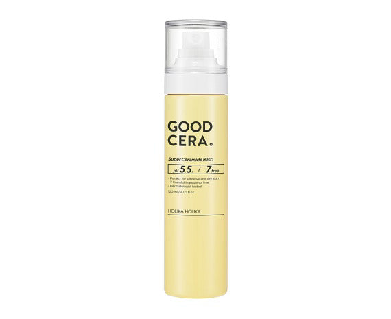 Holika Holika Good Cera Super Ceramide Mist packaging, hydrating mist for dry skin