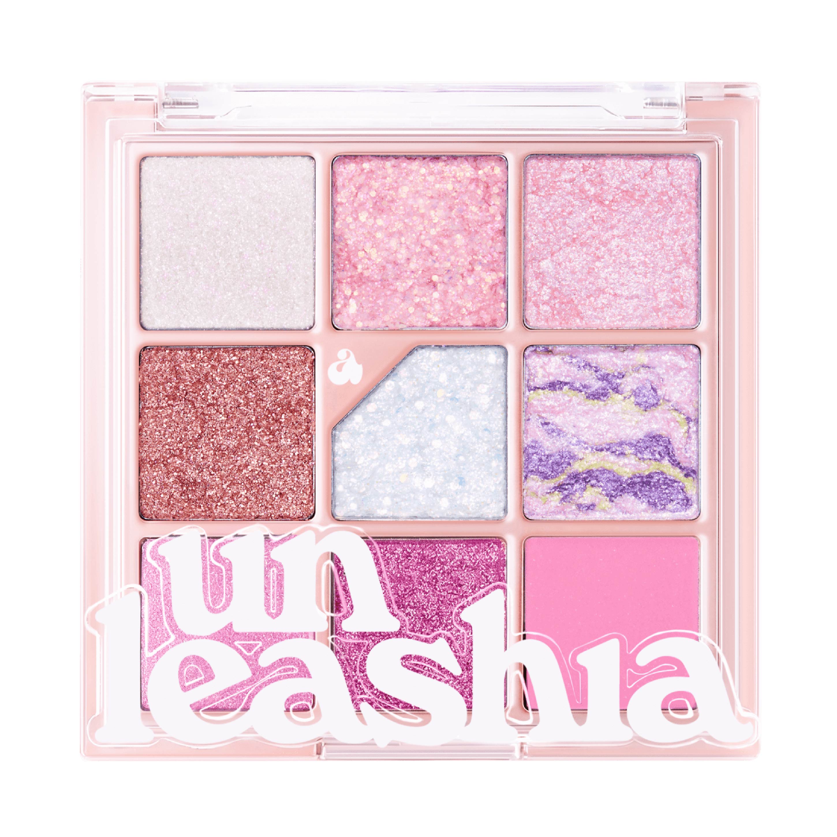 UNLEASHIA Glitterpedia Eye Palette No.9 All of Pink Glitter 6.9g K-beauty makeup product image