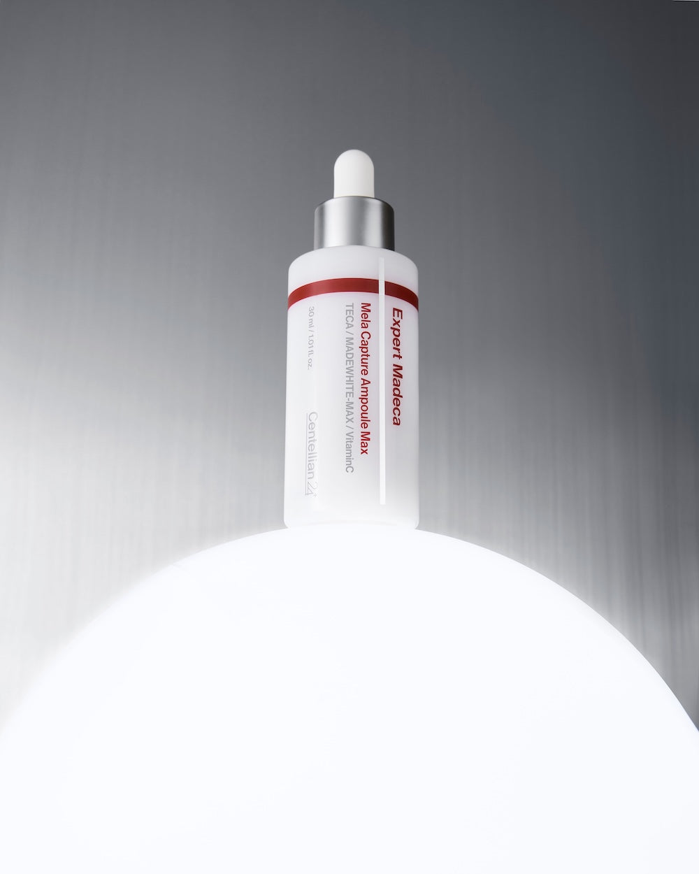 Centellian24 Mela Capture Ampoule applied to face