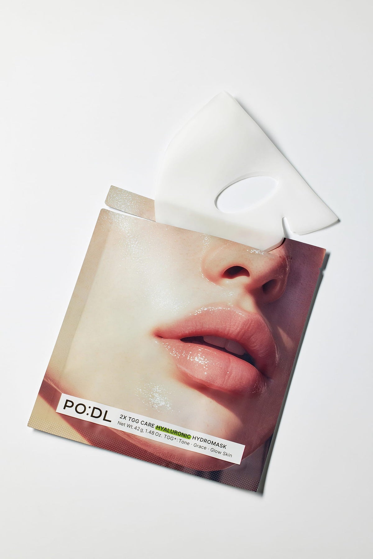 PO:DL 2X TGG Care Hyaluronic Hydrogel Mask (4ea) ( + Special Gift)