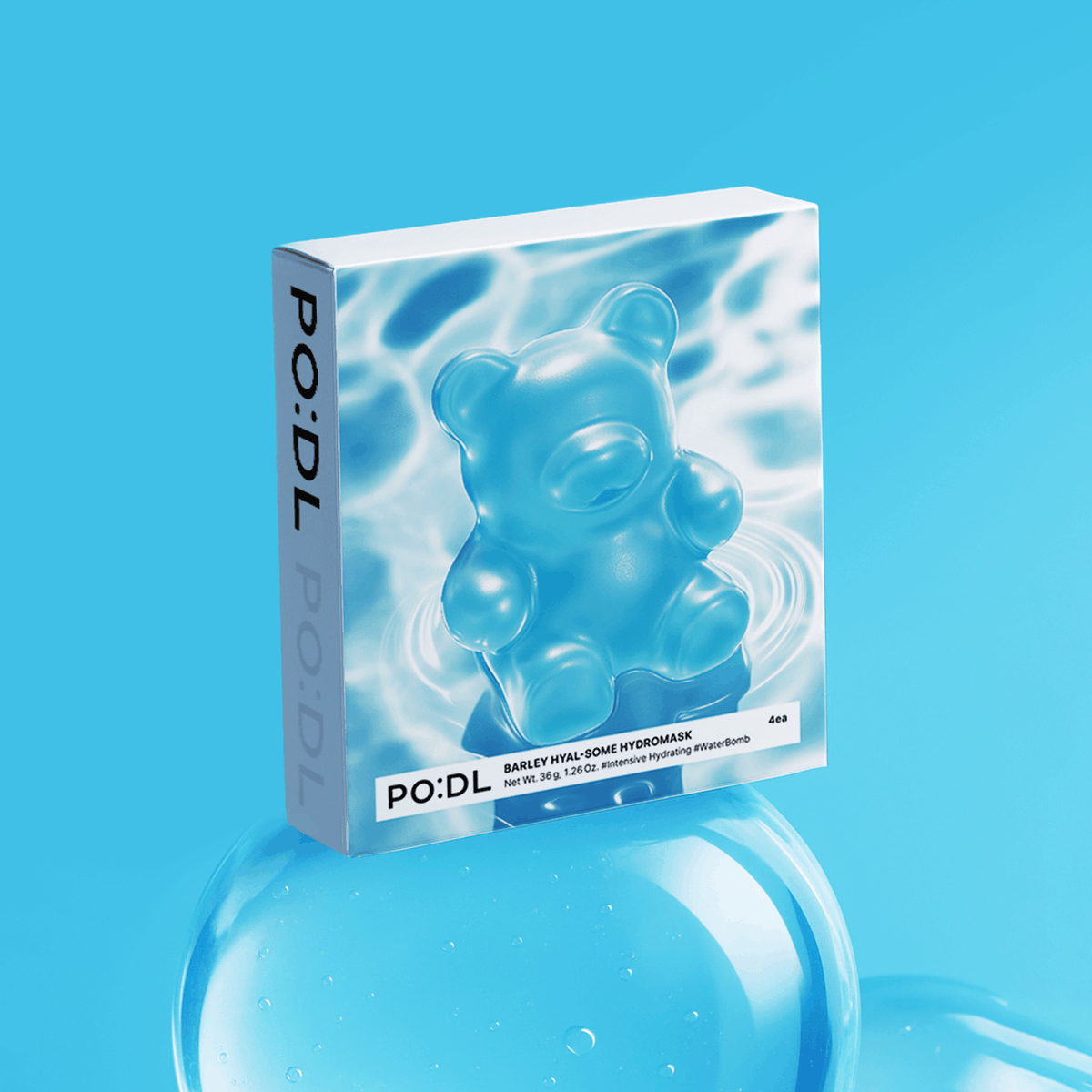 PO:DL Barley Hyal-Some Hydrogel Mask (4ea) ( + Special Gift)