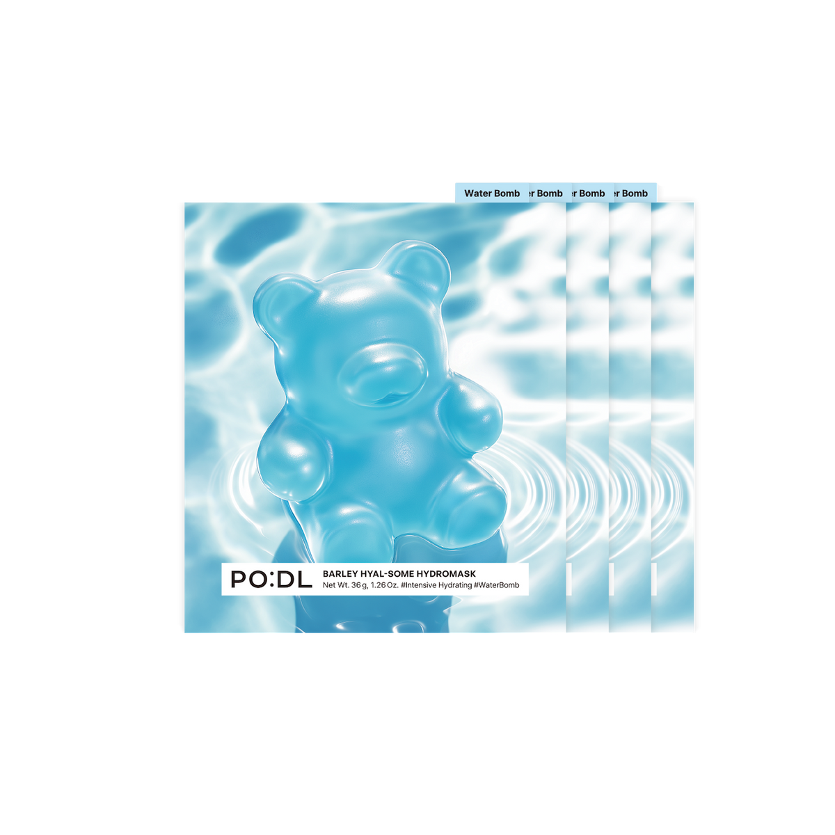 PO:DL Barley Hyal-Some Hydrogel Mask (4ea) ( + Special Gift)