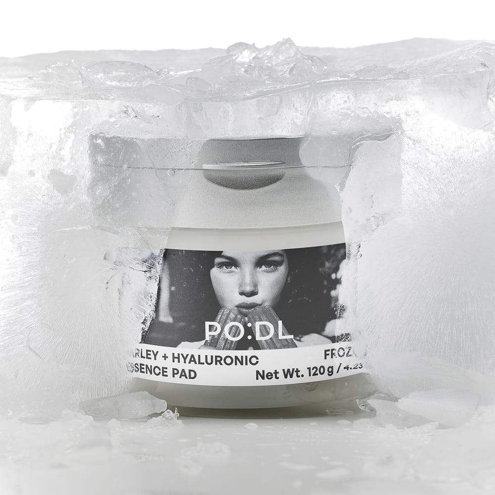 PO:DL Barley Hyaluronic Frozen40 Essence Pads (70ea) ( + Special Gift)