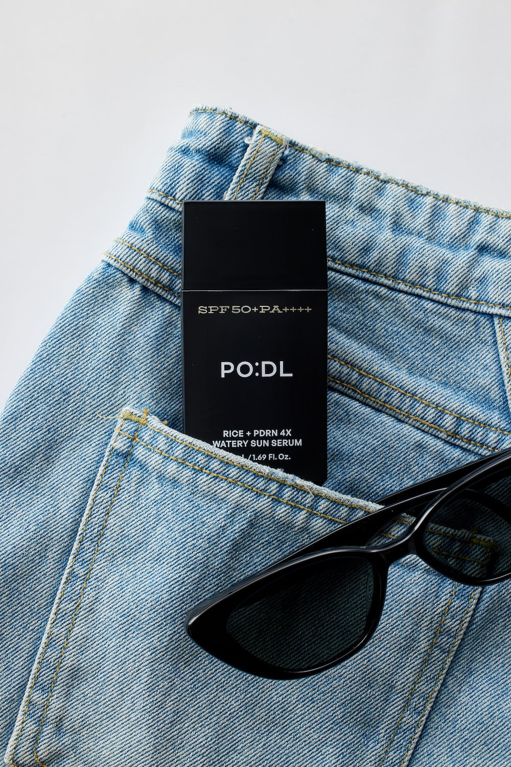 PO:DL Rice PDRN 4X Watery Sun Serum 50ml ( + Special Gift)
