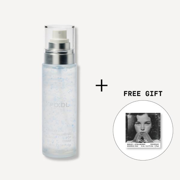 PO:DL Barley Hyaluronic WaterPop Jelly Toner 100ml ( + Special Gift) - 100ml, 2pcs