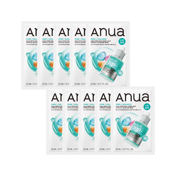 Anua PDRN Hyaluronic Capsule 100 Serum Mask 23ml x 10ea - 23ml*10ea
