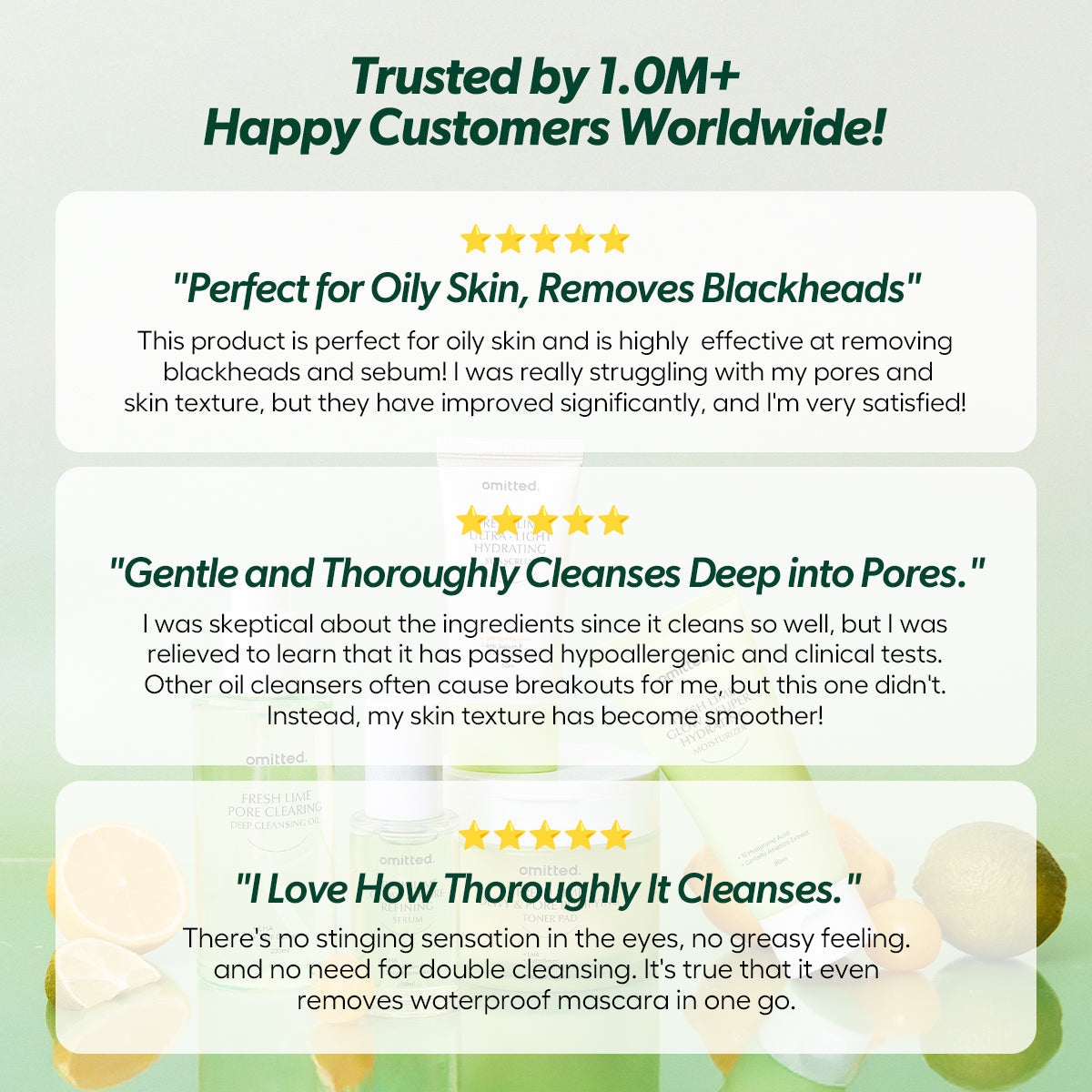 Omitted Fresh Lime Pore Clearing Deep Cleansing Oil 200ml