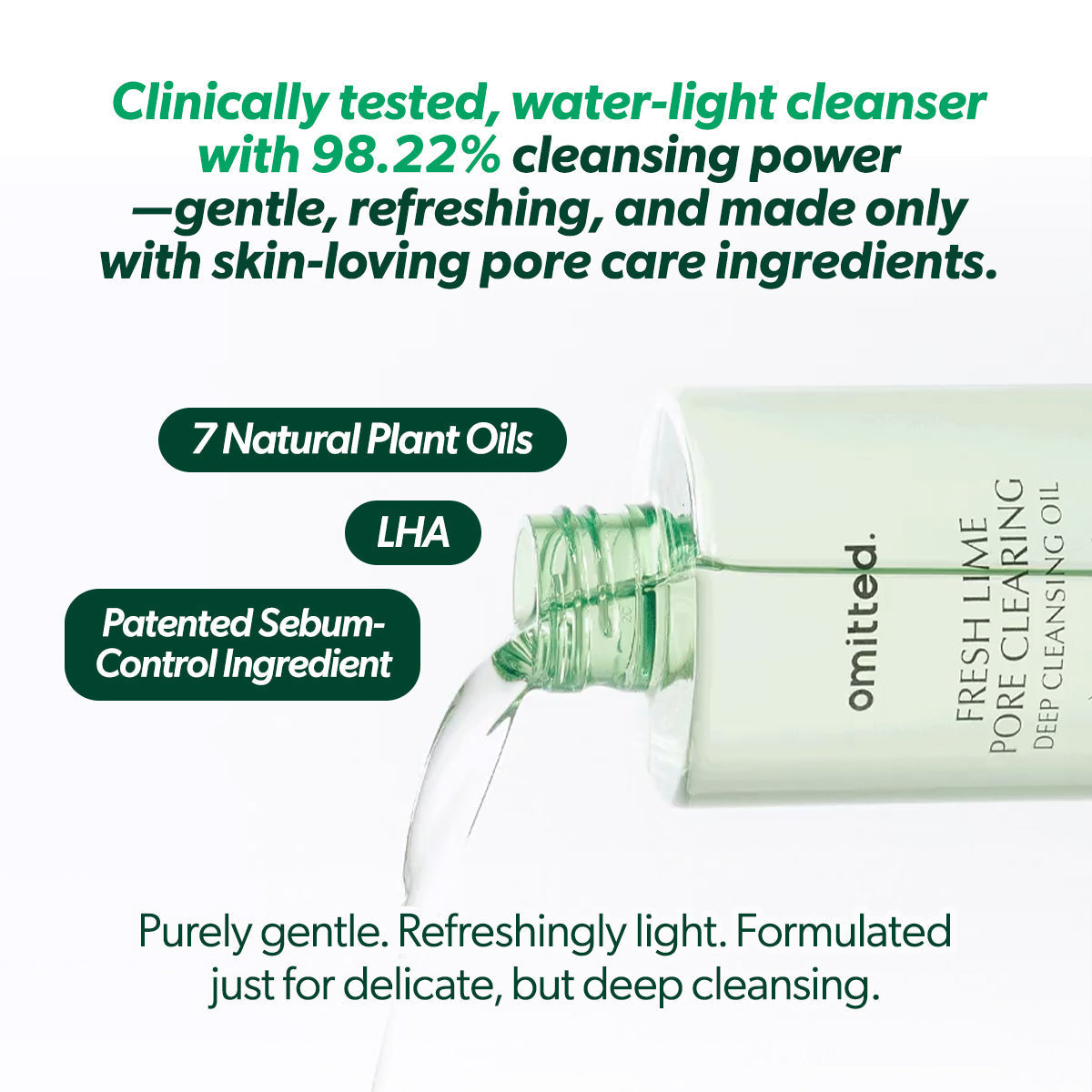 Omitted Fresh Lime Pore Clearing Deep Cleansing Oil 200ml