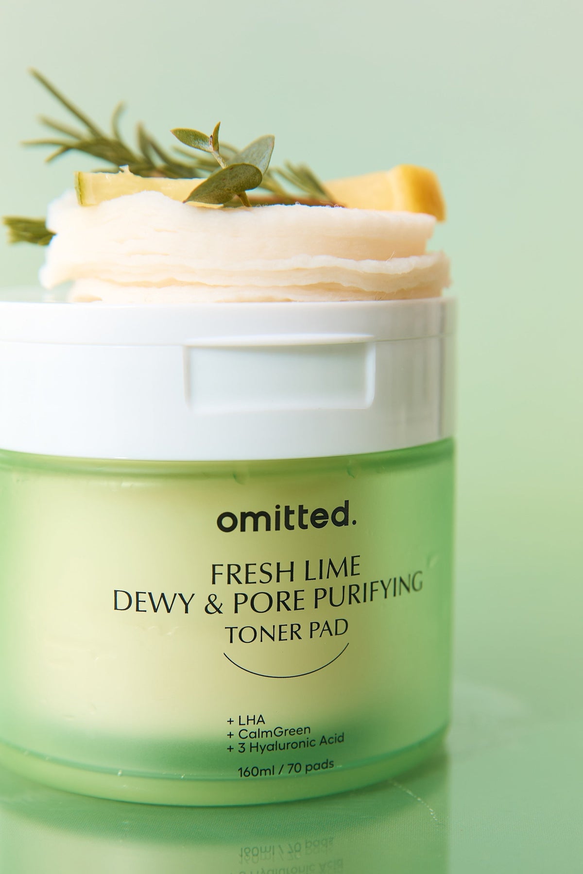 Omitted Fresh Lime Dewy & Pore Purifying Toner Pad 70ea(160ml)