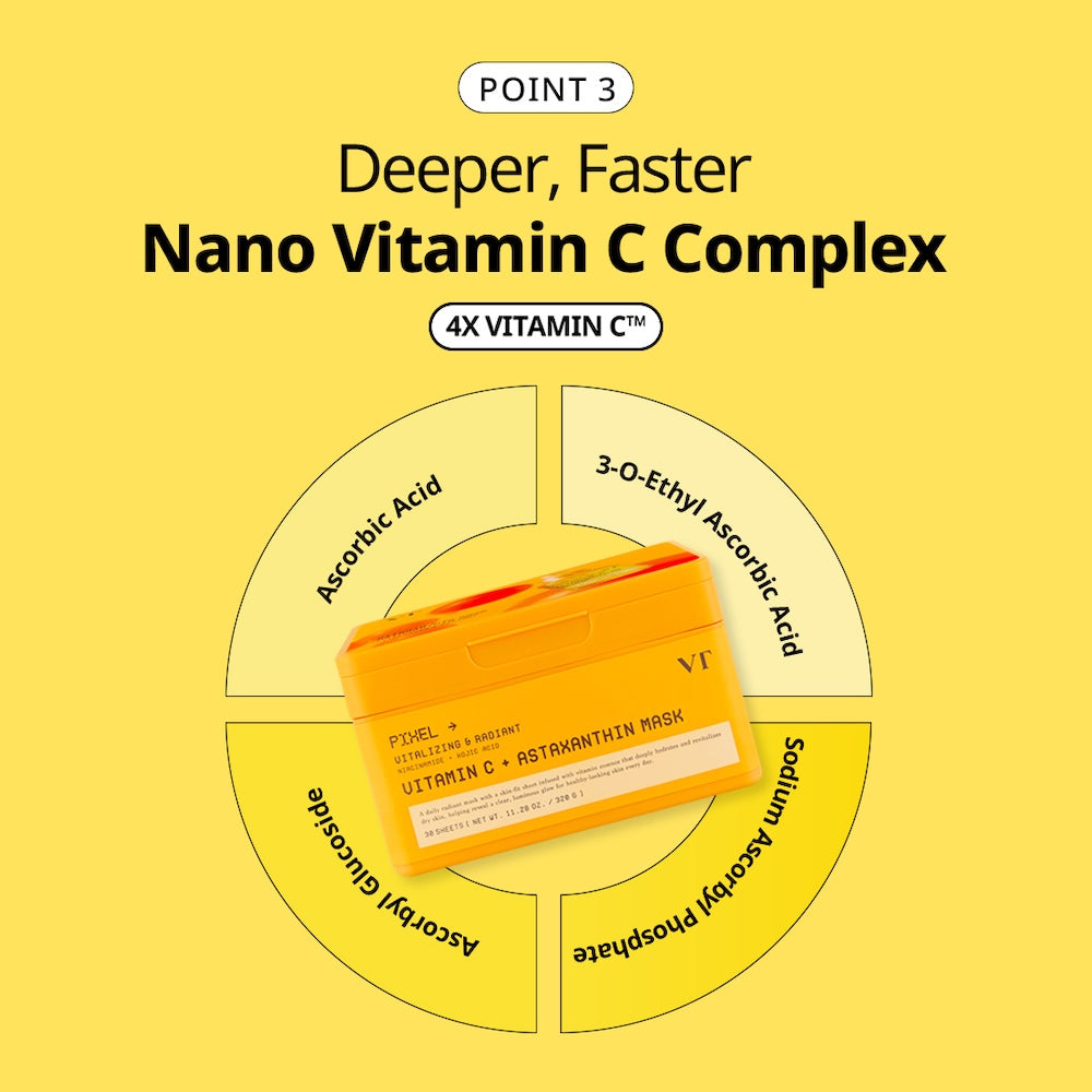 VT Cosmetics Vitamin C Astaxanthin Mask 320g x 30ea