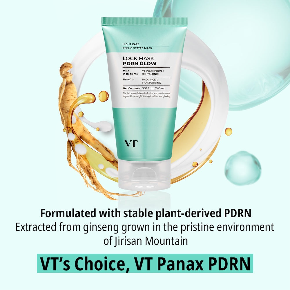 VT Cosmetics PDRN Glow Lock Overnight Peel-off Mask 100ml