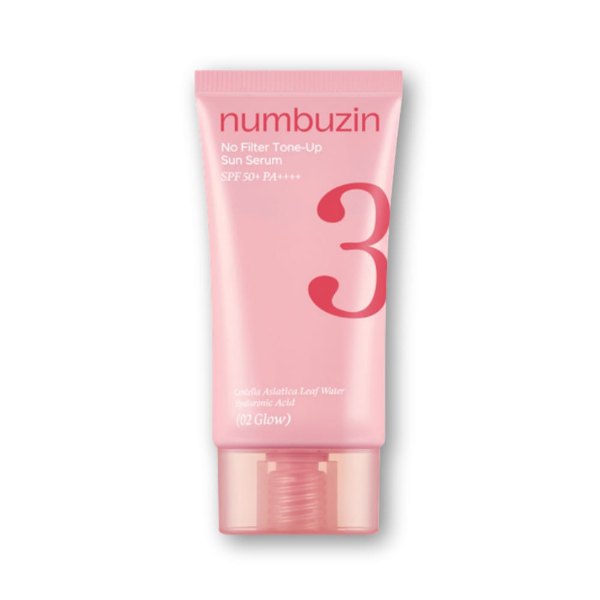 numbuzin No Filter Tone-Up Sun Serum SPF50+ PA++++ 01 Glow 50ml