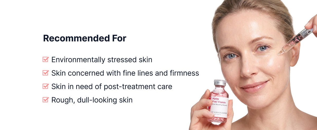 SUNGBOON EDITOR PDRN Pink Vitamin Glow Boosting Ampoule 35ml