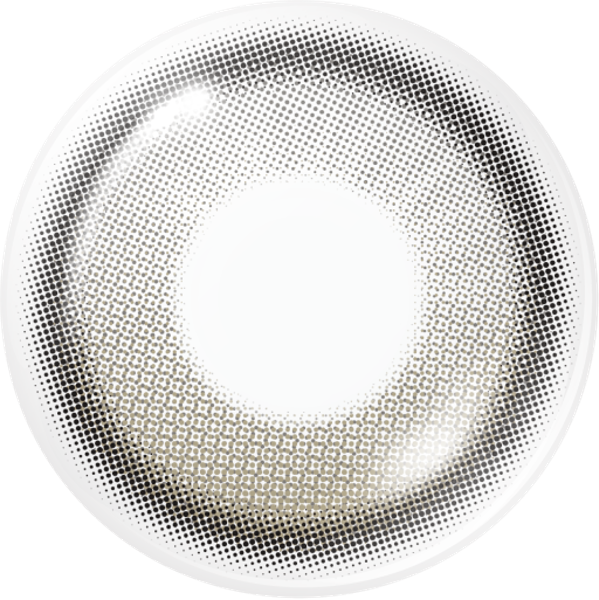 OOHA Cocomio Gray 1 Month Colored Contact Lens (2 pcs) - 25 powers - Power: 0.00