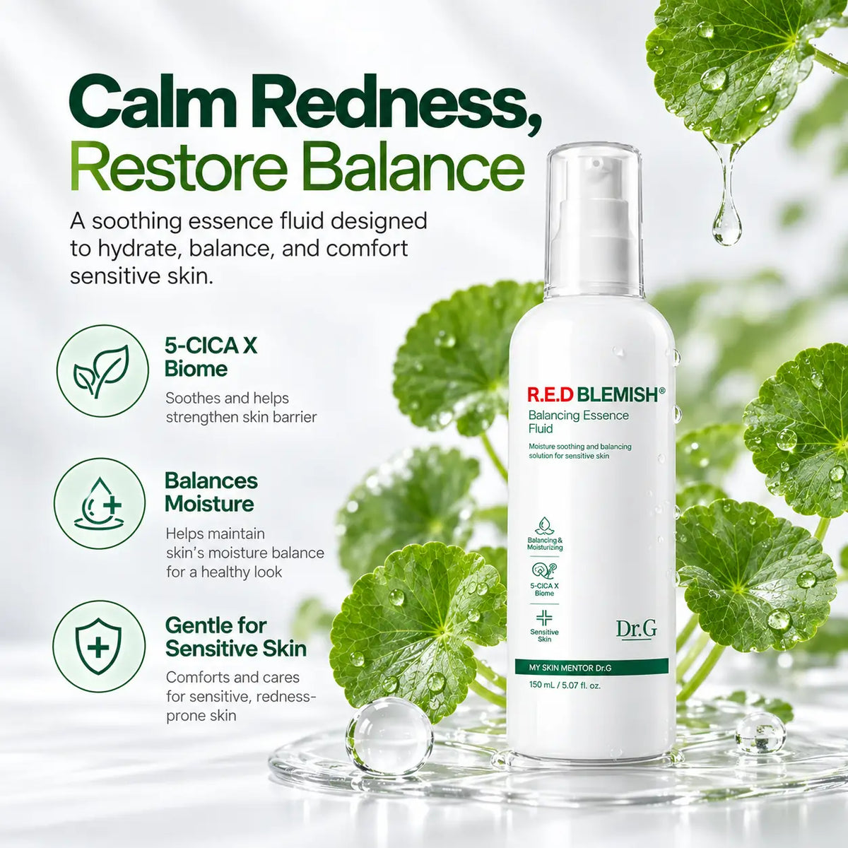 Dr.G Red Blemish Balancing Essence Fluid 150ml