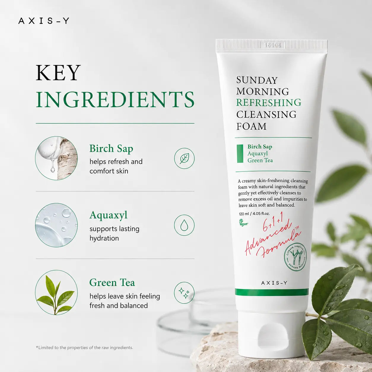AXIS-Y Sunday Morning Refreshing Cleansing Foam 120ml