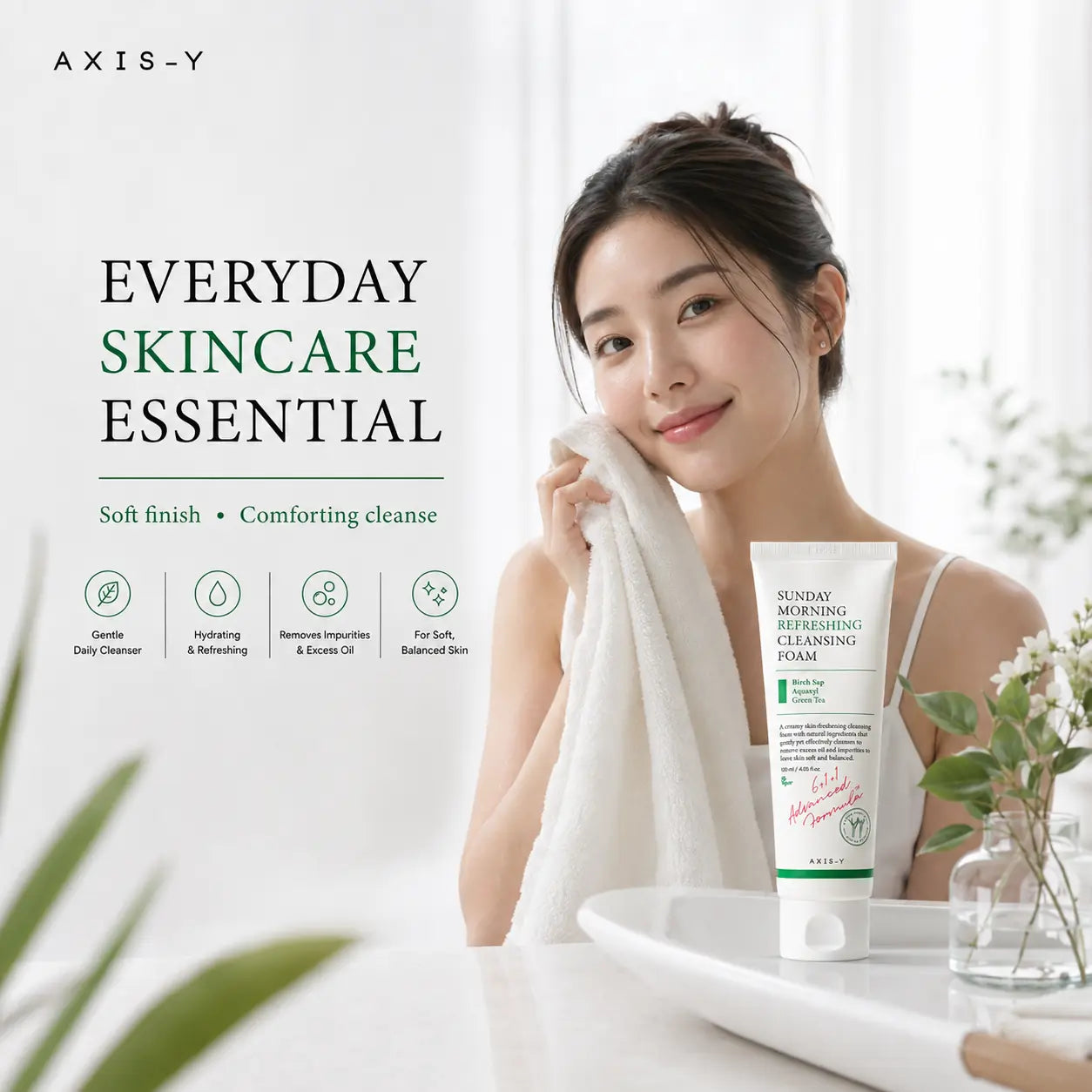 AXIS-Y Sunday Morning Refreshing Cleansing Foam 120ml