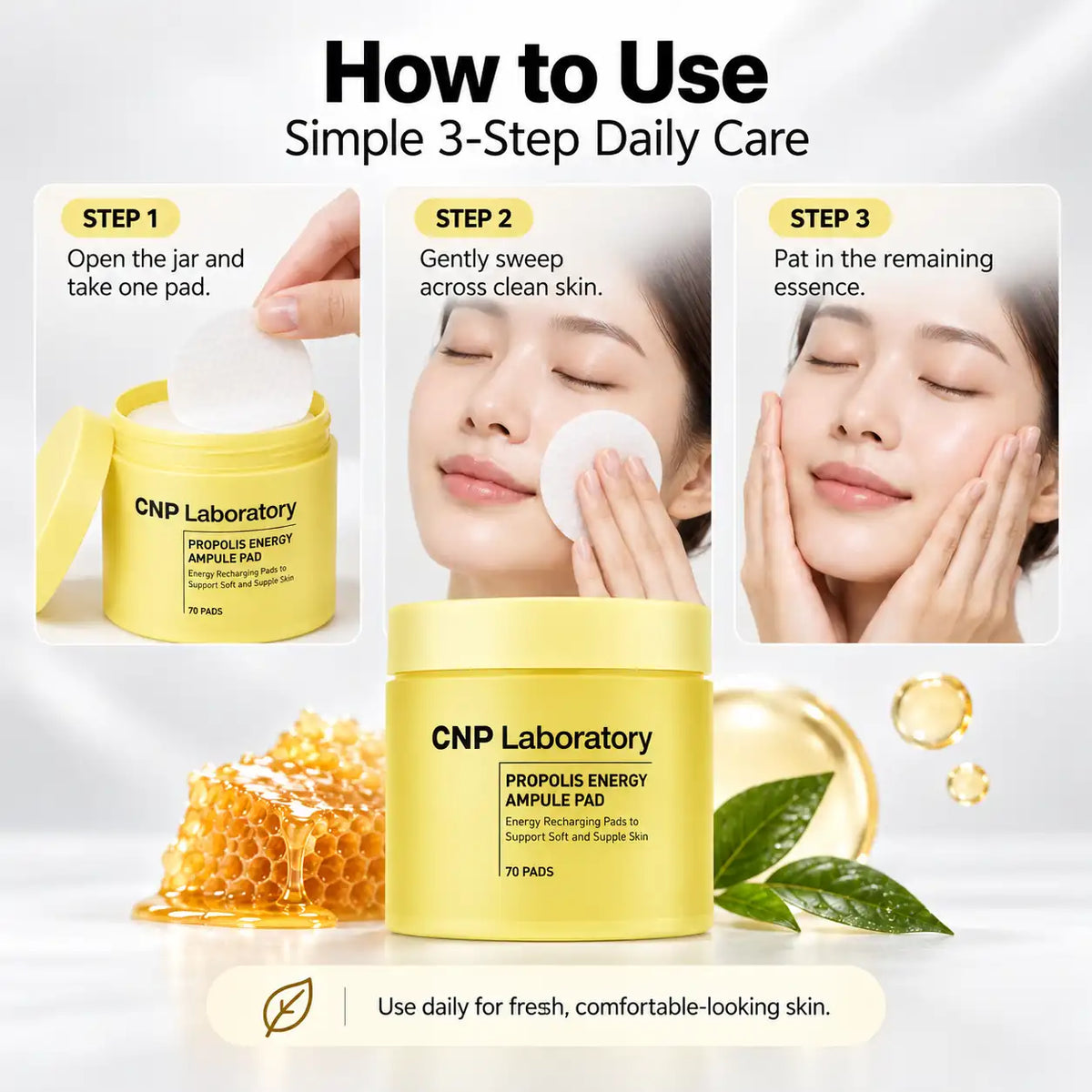 CNP Laboratory Propolis Energy Ampule Pad 70ea