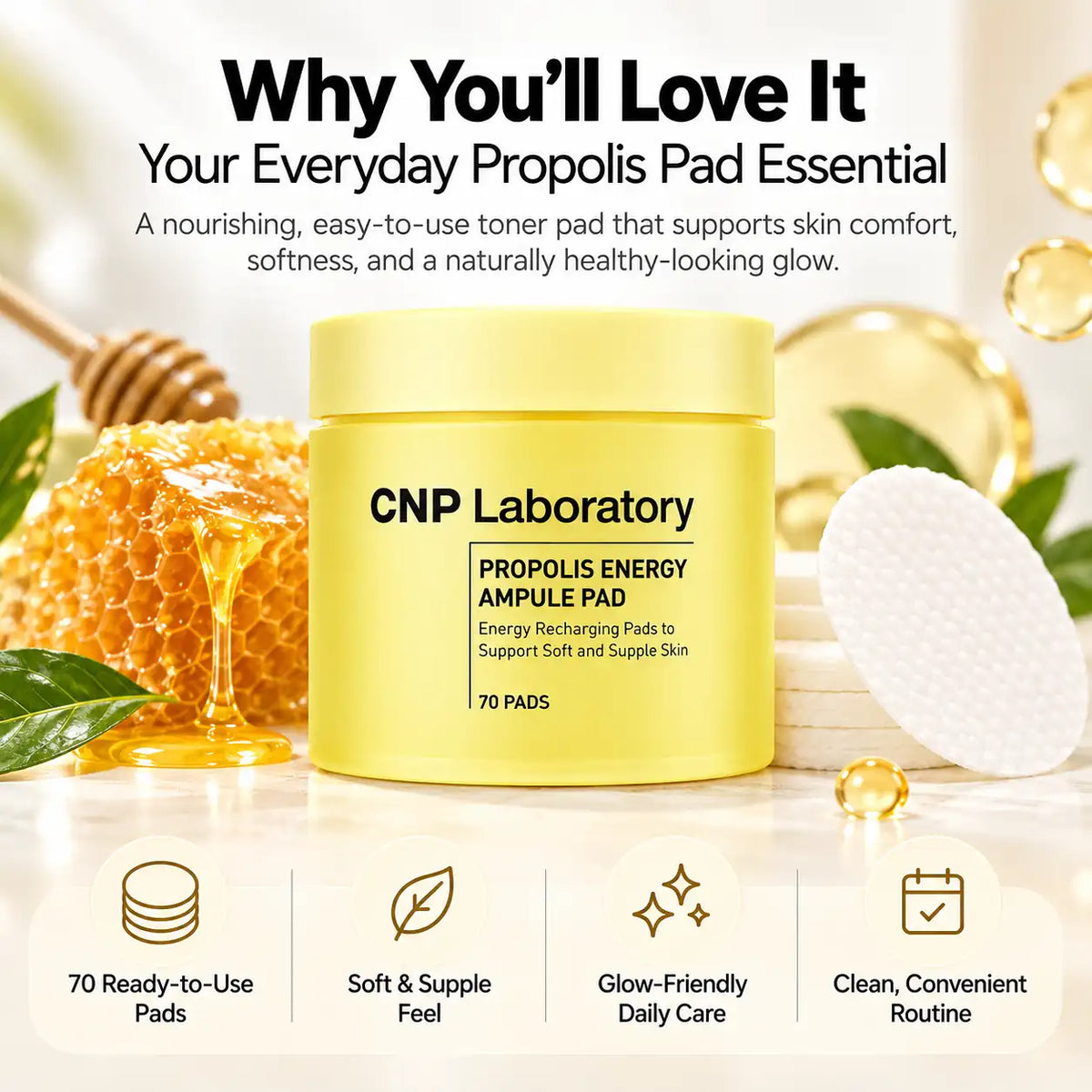CNP Laboratory Propolis Energy Ampule Pad 70ea