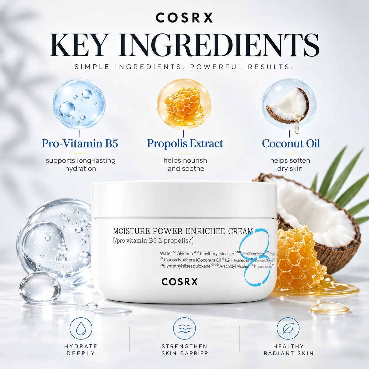 COSRX Hydrium Moisture Power Enriched Cream 50ml