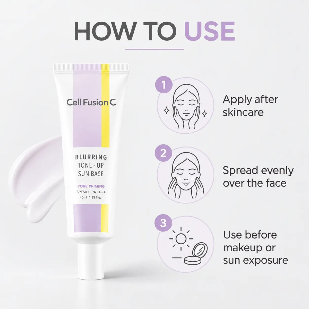 Cell Fusion C Blurring Tone Up Sun Base SPF50+ PA++++ 40ml